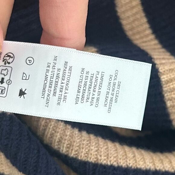 Rails Harris Sweater Camel Navy Stripe - Picture 11 of 13